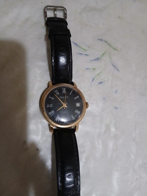 Позолоченный часы Полет — 2