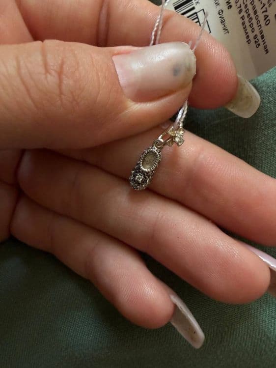 Серебро 925 пробы цепочка и подвески види бошмачка — 6