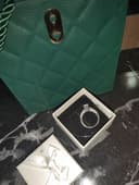 Серебро кольцо разные нежные silver. С пробой 925  подарок с упаковкой