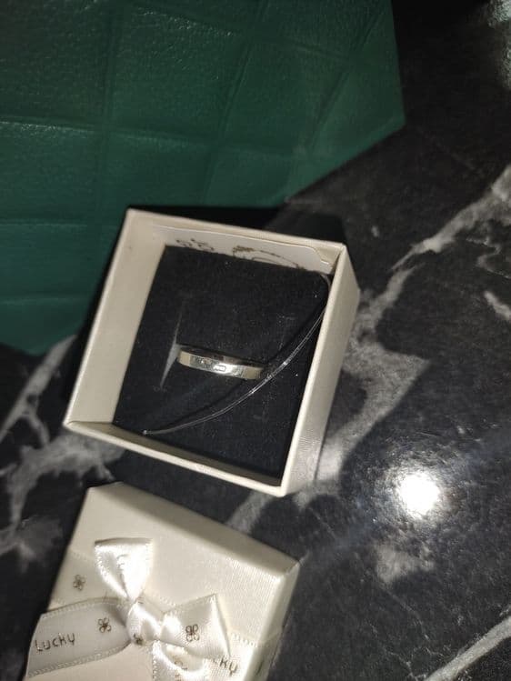 Серебро кольцо разные нежные silver. С пробой 925  подарок с упаковкой — 4