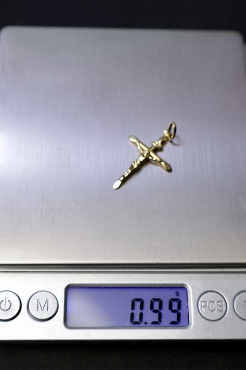 Золотой крестик 750 пробы — 3