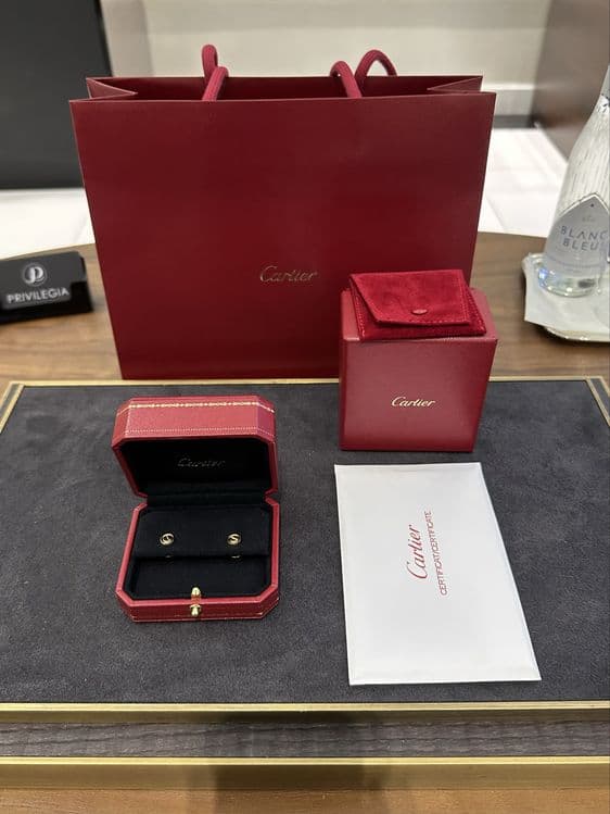 NEW Серьги Cartier LOVE B830125 — 4