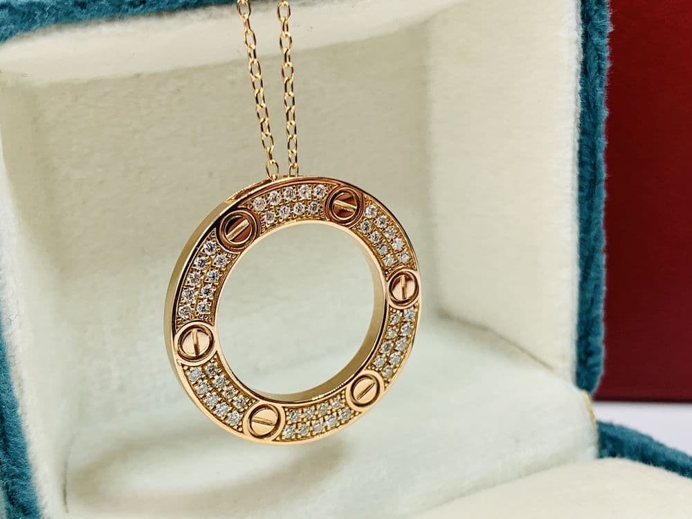 Cartier Love подвеска с бриллиантами — 2