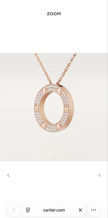 Cartier Love подвеска с бриллиантами — 7