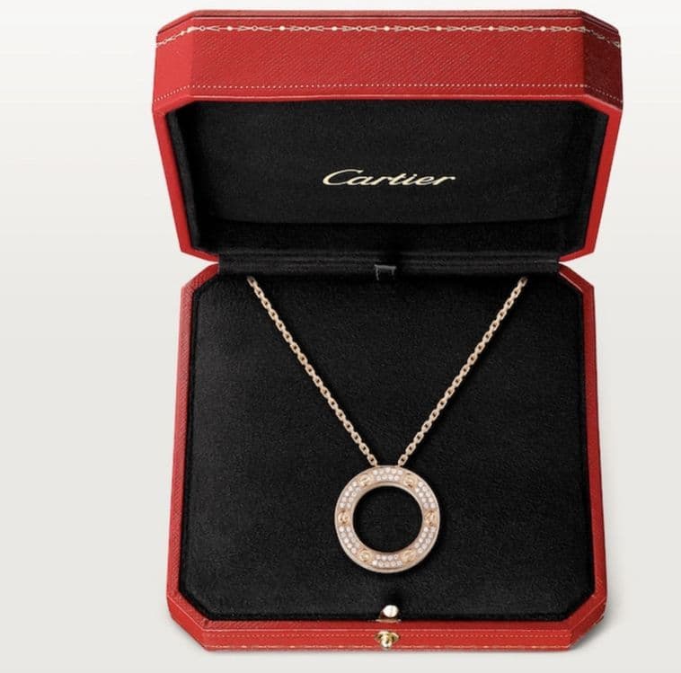 Cartier Love подвеска с бриллиантами — 8