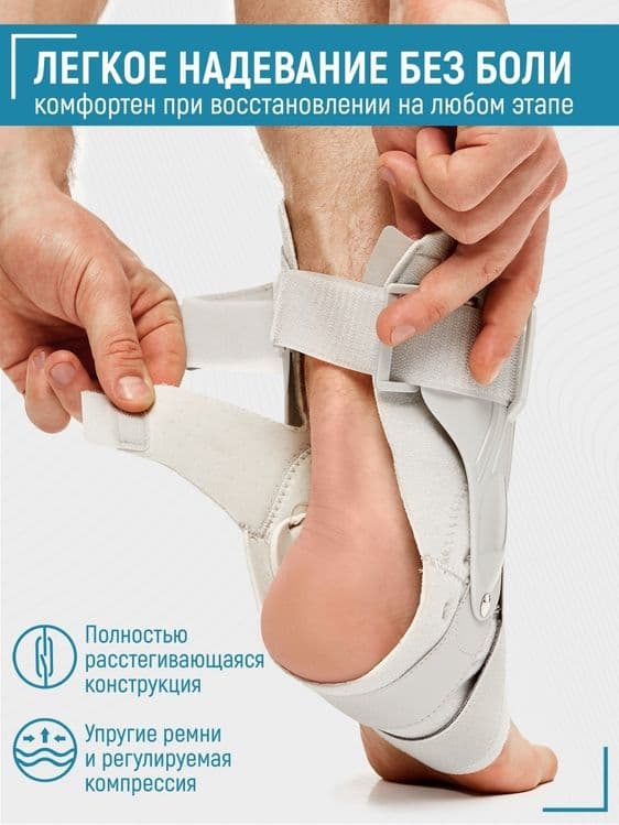 Ортез голеностоп для стабилизации и фиксации голеностопного сустав — 2