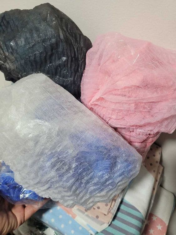 Одноразовые шапочки. Шарлотта шапки — 8