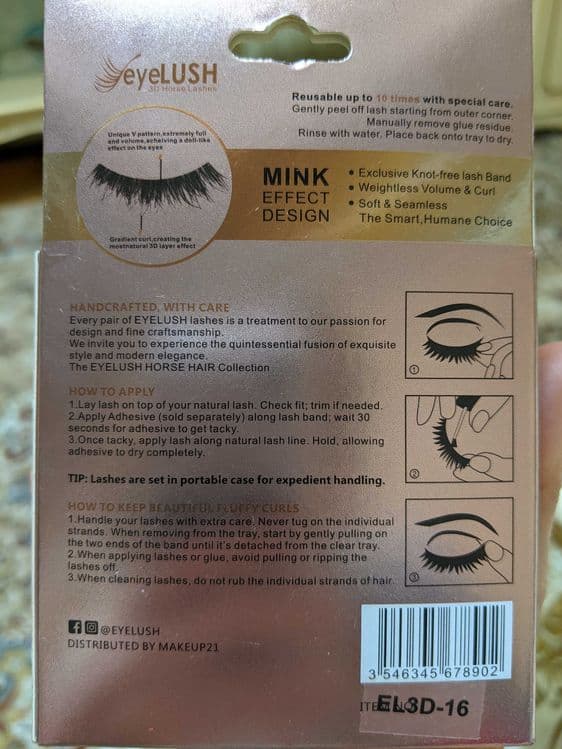 Реснички ardell и makeup21 — 4