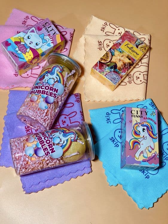Бомбочки для ванны из Москвы. Unicorn bubbles. Большие. 2 шт. в наборе — 2