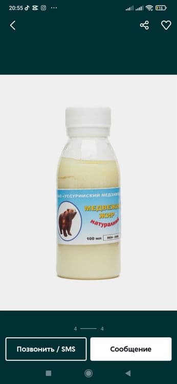 Ayiq yog'i /Медведь жир — 4