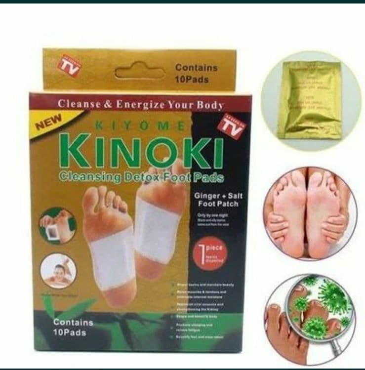 Даставка безплатная, Kinoki - Детокс пластырь для ног. Оргинал — 6