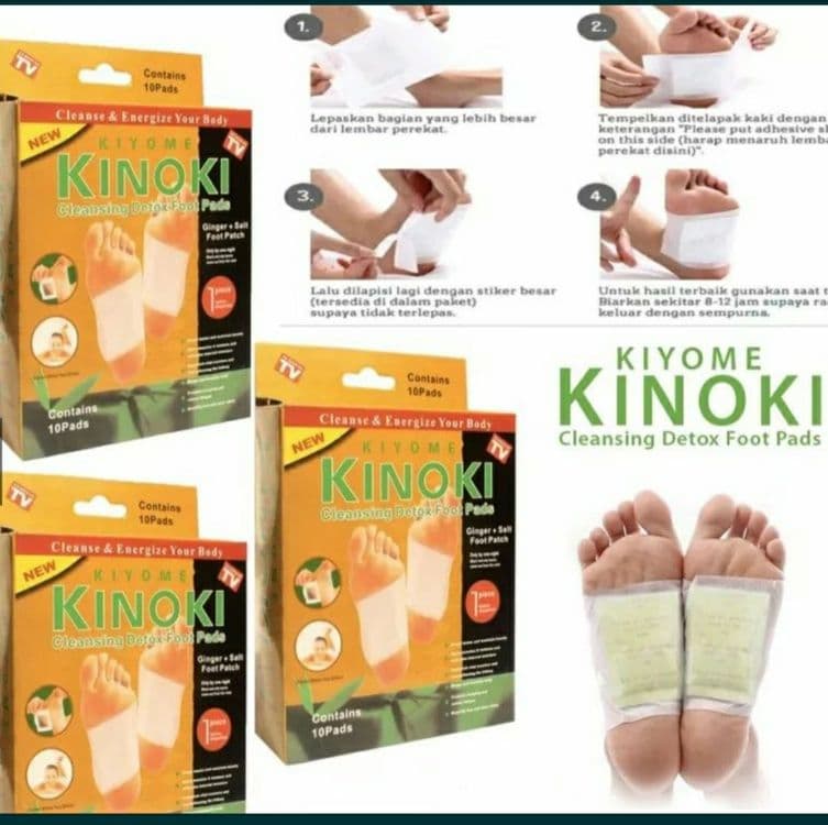 Даставка безплатная, Kinoki - Детокс пластырь для ног. Оргинал — 7