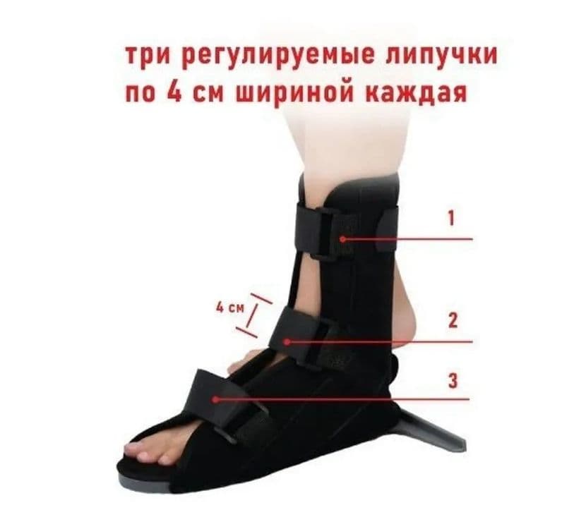 Деротационный сапожок Ortobrace ортез на голеностоп — 11