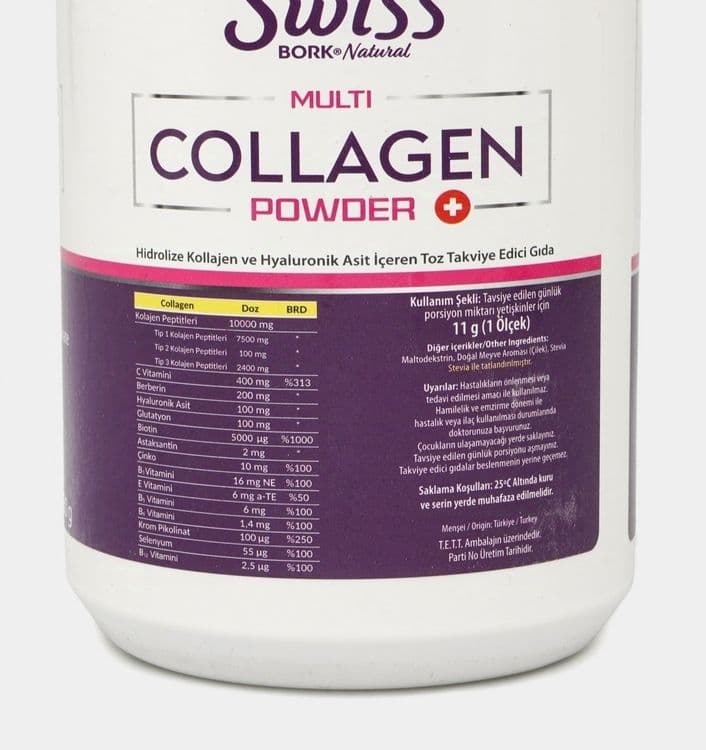 Swiss Bork Multi Collagen Powder, 330 gr, мультиколлагеновый по — 4