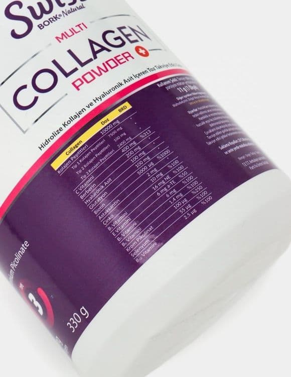 Swiss Bork Multi Collagen Powder, 330 gr, мультиколлагеновый по — 5