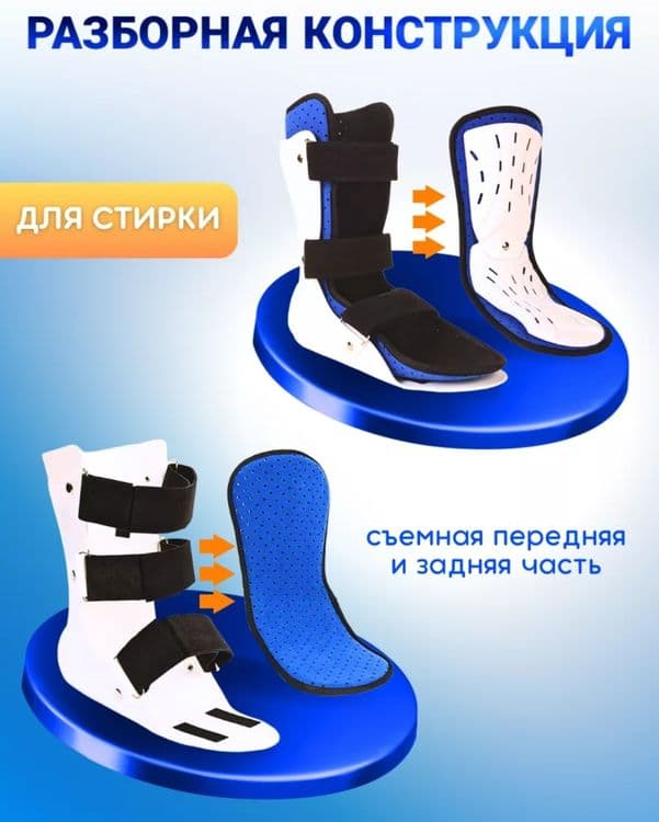 Ортез на голень жесткий, бандаж голеностопный — 5