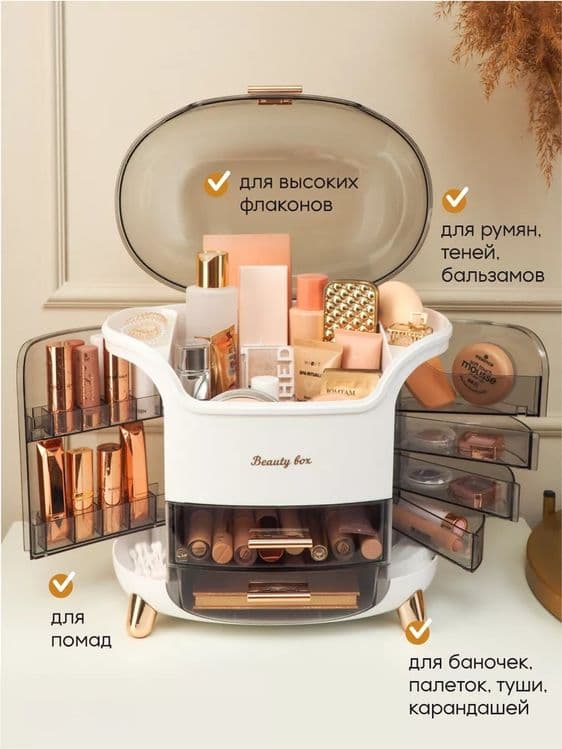 Женский органайзер шкатулка украшений — 5