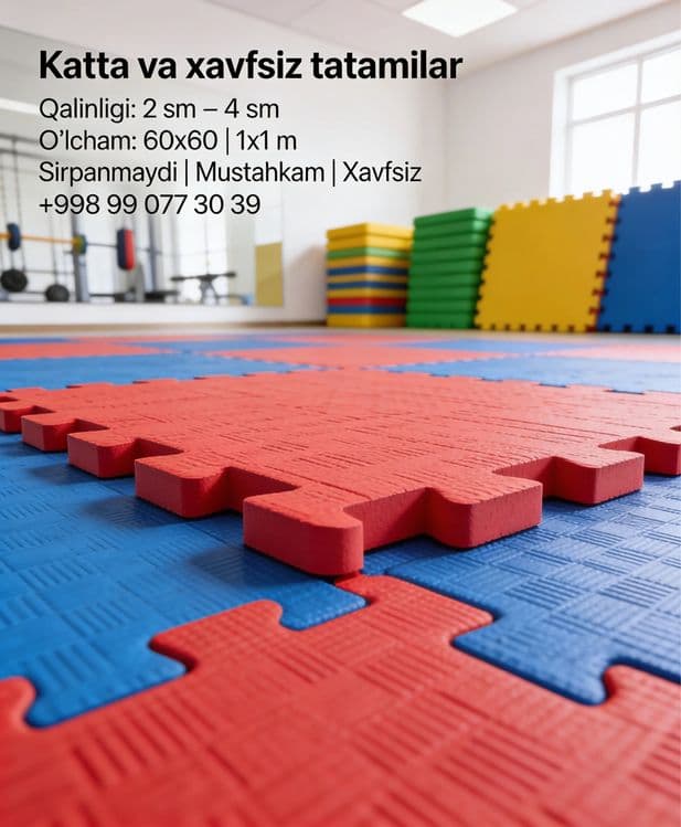 Tatami sport mat dayan detskiy детские спортивный мат татами пазл — 2