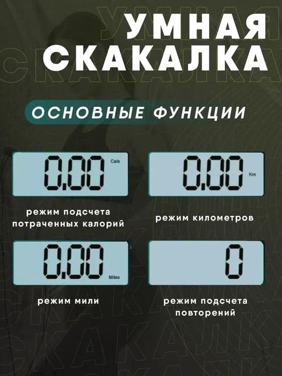 Скакалка со счетчиком для фитнеса прыгалка — 2