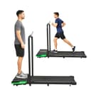 Мини компактная беговая дорожка + виброплатформа 2в1