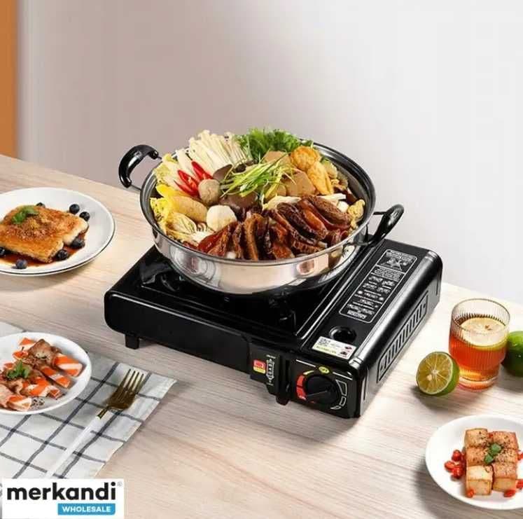 ГАЗОВАЯ ПЛИТА В ЧЕРНОМ ЦВЕТЕ-34 см Для пикника Доставка бесплатно — 8