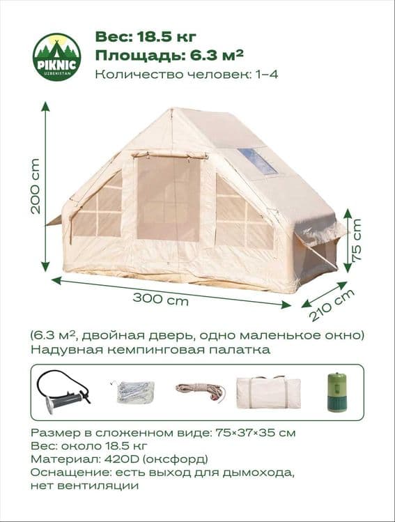 Надувная палатка для пикника. — 3