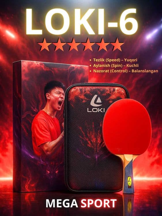 LOKI Kirin Series (2-Star) Stol tennis raketkasi — 2