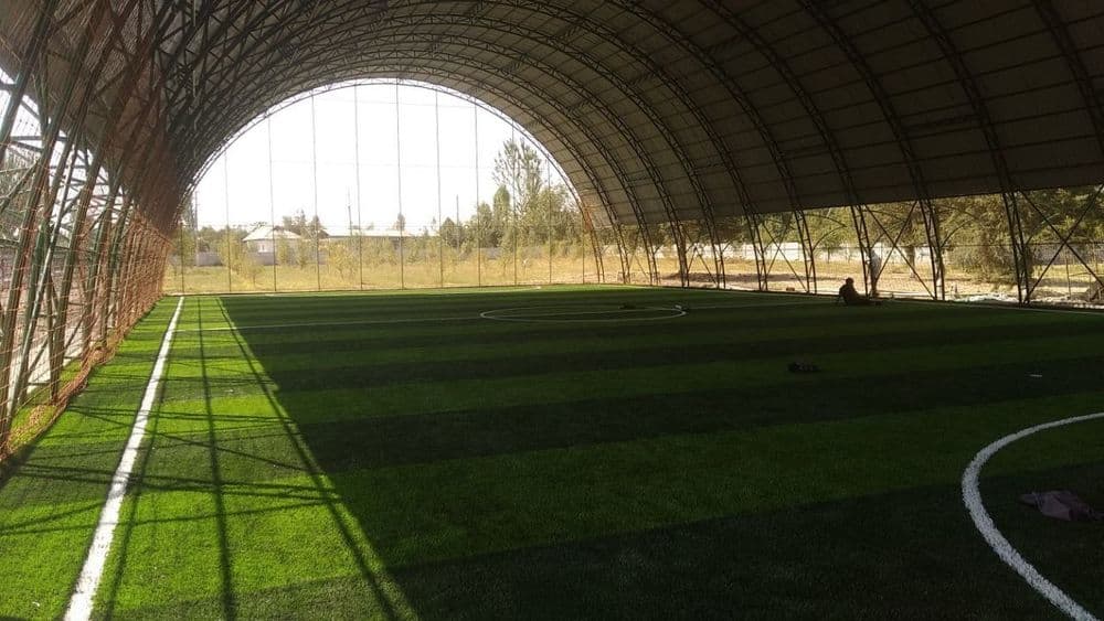 Mini stadion qurish xizmati fudbolniy polya detiaki, plashatka 40x20kv — 2