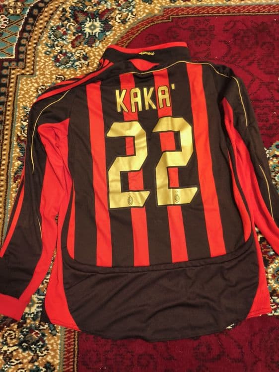Футбольная форма ac milan kaká 22 размер XL — 2