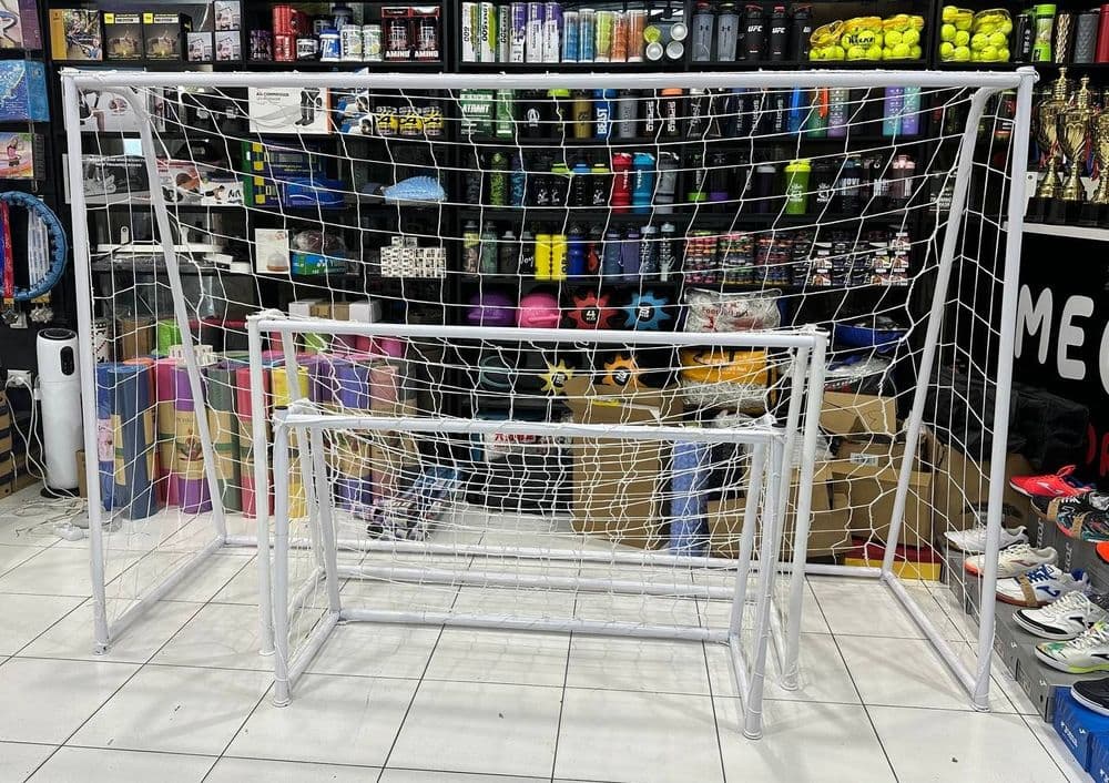 Футбольная ворота китайский 125х80см 155х100см 255x165см — 2