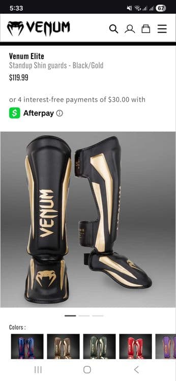 Venum Elite Перчатки и Защита для голени — 3