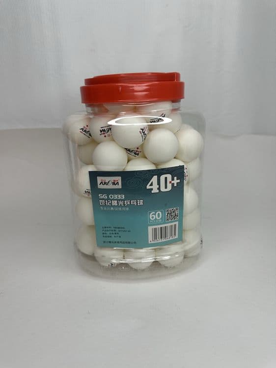 Stol tennis sharik aurora 60 dona Oq Sariq — 2
