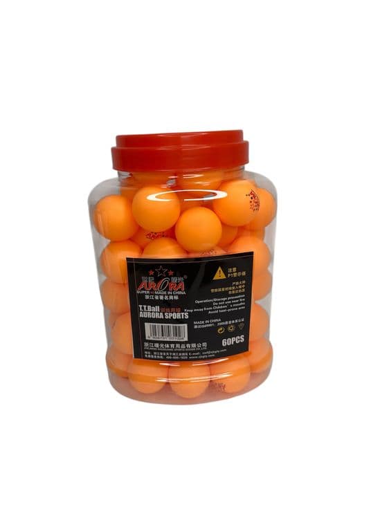 Stol tennis sharik aurora 60 dona Oq Sariq — 3