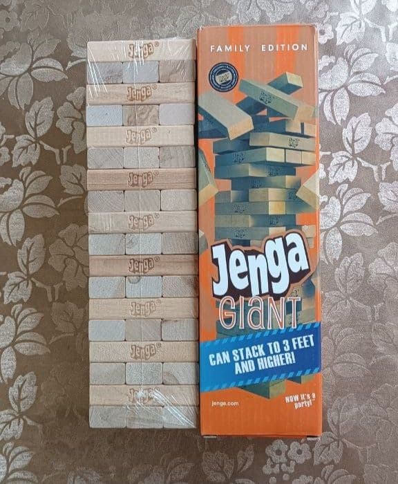 Настольная игра падающая башня Дженга JENGA . Новая. Доставка 24/7. — 2