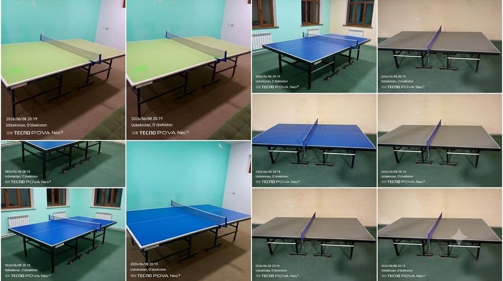 Stol tennis ishlatilgan