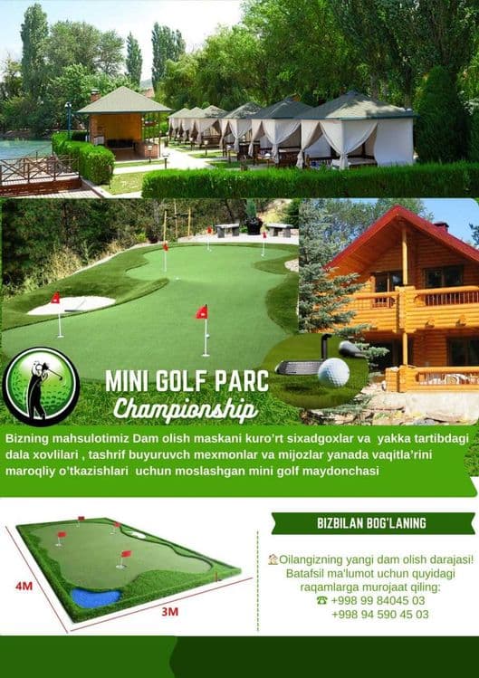 Professional Mini Golf Maydonchasi – Dam olishga Professional Nafas! — 1