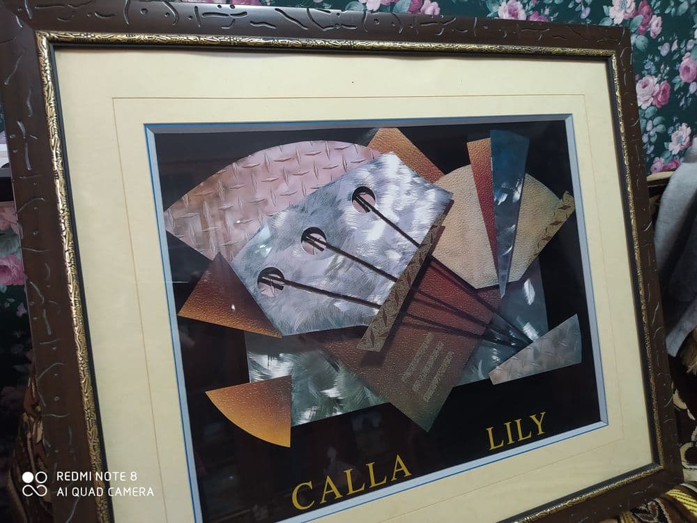 Картина "Galla LiLy" в рамке со стеклом — 12