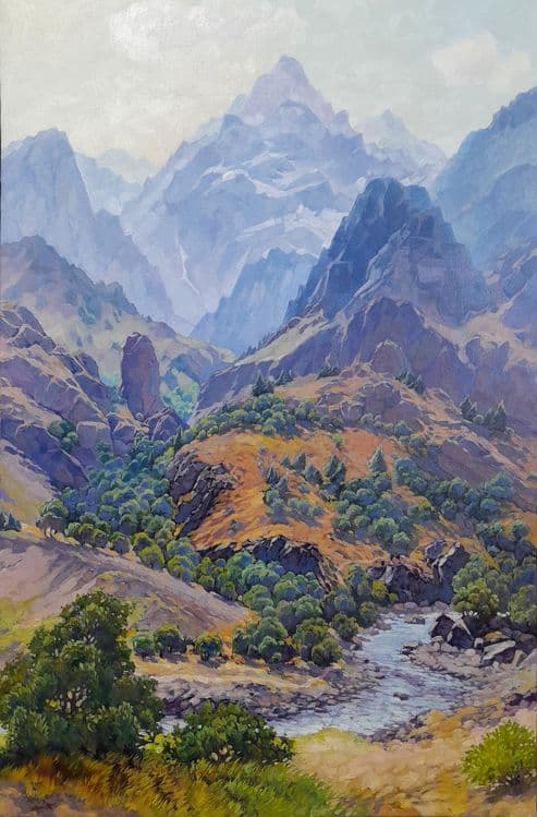 Картина "Ущелье Кок Су " — 3
