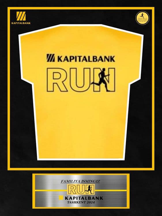 Памятная Ваша футболка в рамке/Estalik futbolkangiz ramkada — 2