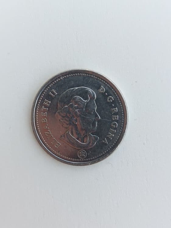 Canada 25 cent Tangasi 2008 yil — 2