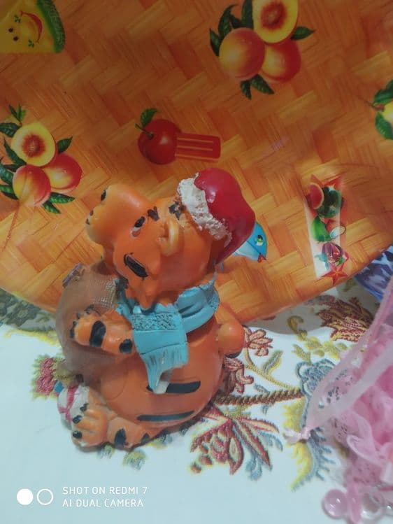 Сувенир-копильник тигрёнок керамический — 3