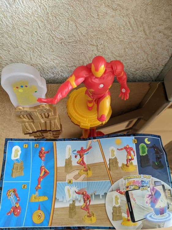 Киндер сюрприз Maxi герои Marvel Iron Man — 3