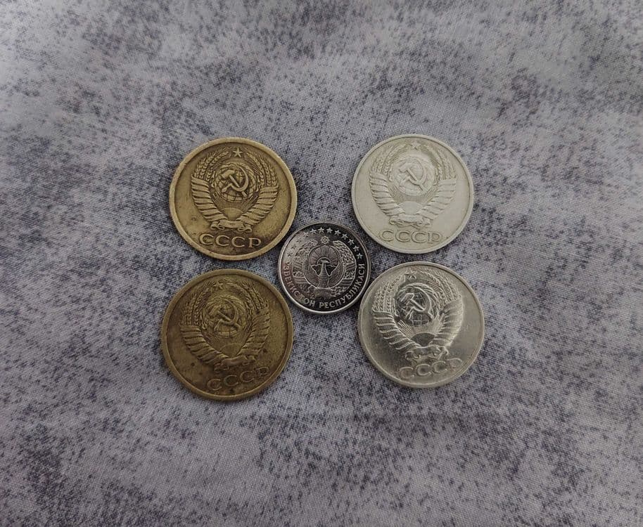 5 копеек 1973 год coin танга tanga ussr 50 копеек 1976 год монета ссср — 2