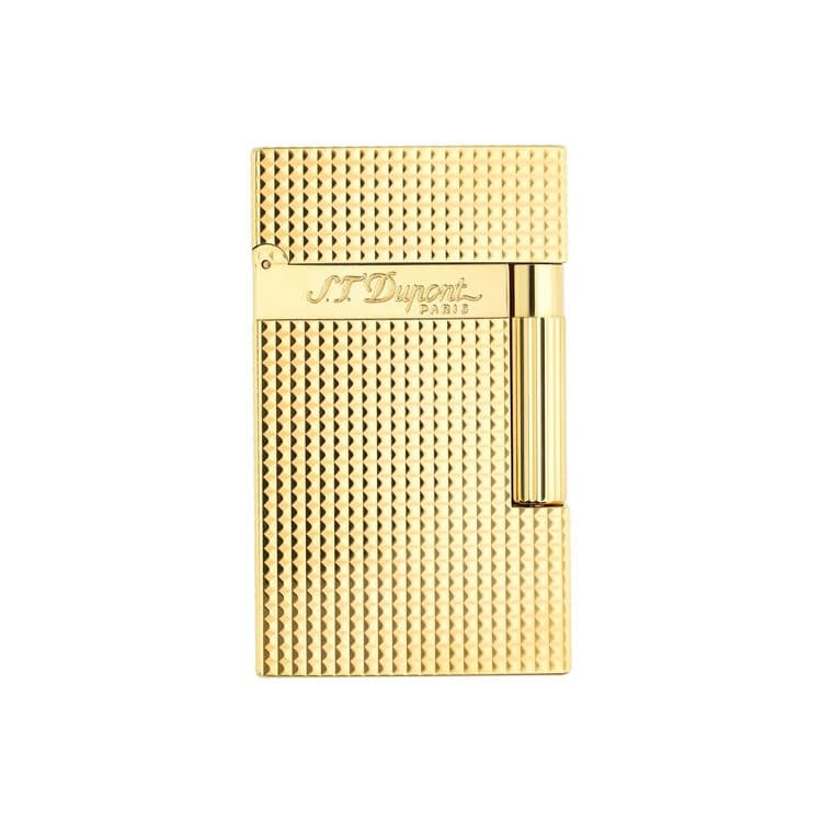 S.T. Dupont Ligne 2 Guilloche lighter – golden — 1