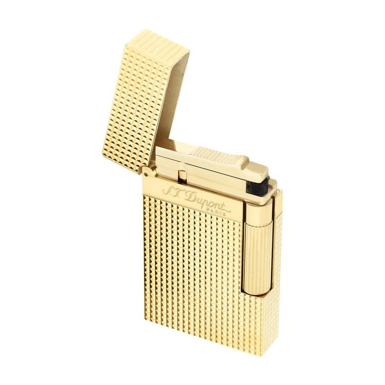 S.T. Dupont Ligne 2 Guilloche lighter – golden — 4