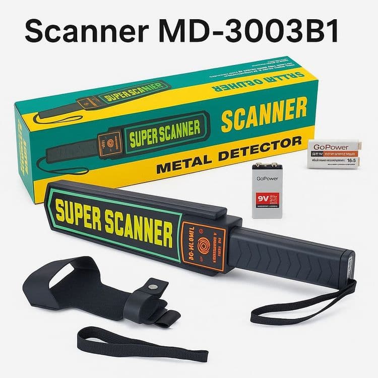 Металодетектор- Металоискатель  Ручной металлоискатель Super Scanner — 1