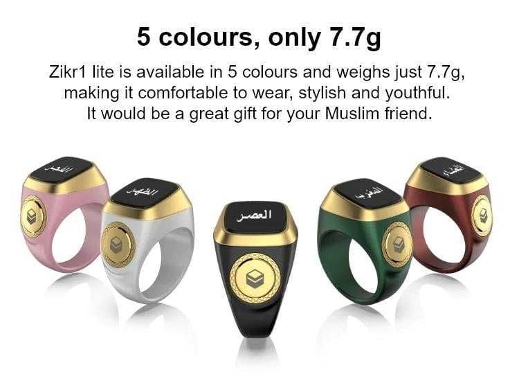 10 000 martalik zikr uchun aqlli uzuk | Zikr Ring LITE E01 — 10