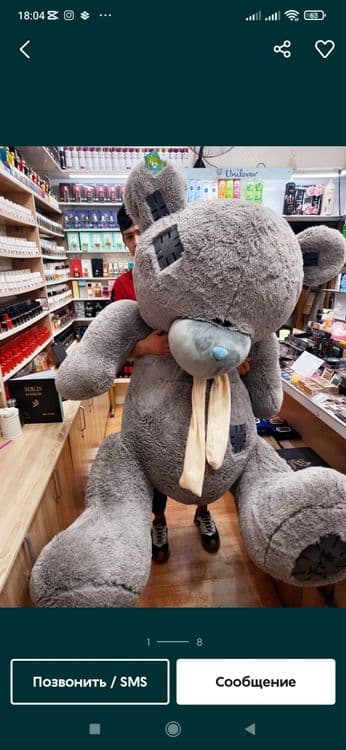 600000som Teddi 1m 2m 3m Teddy — 3