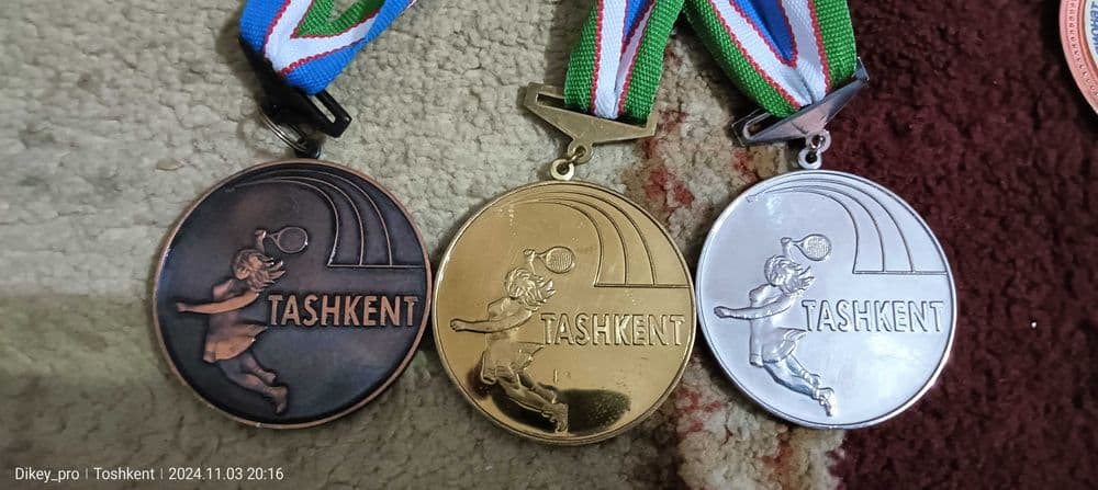 Спортивные медали по теннису — 8