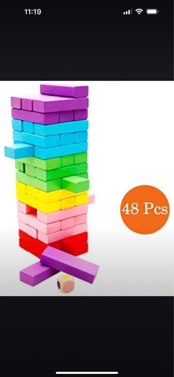 Деревянная Штабелируемая доска игра для детей и взрослых, — 3